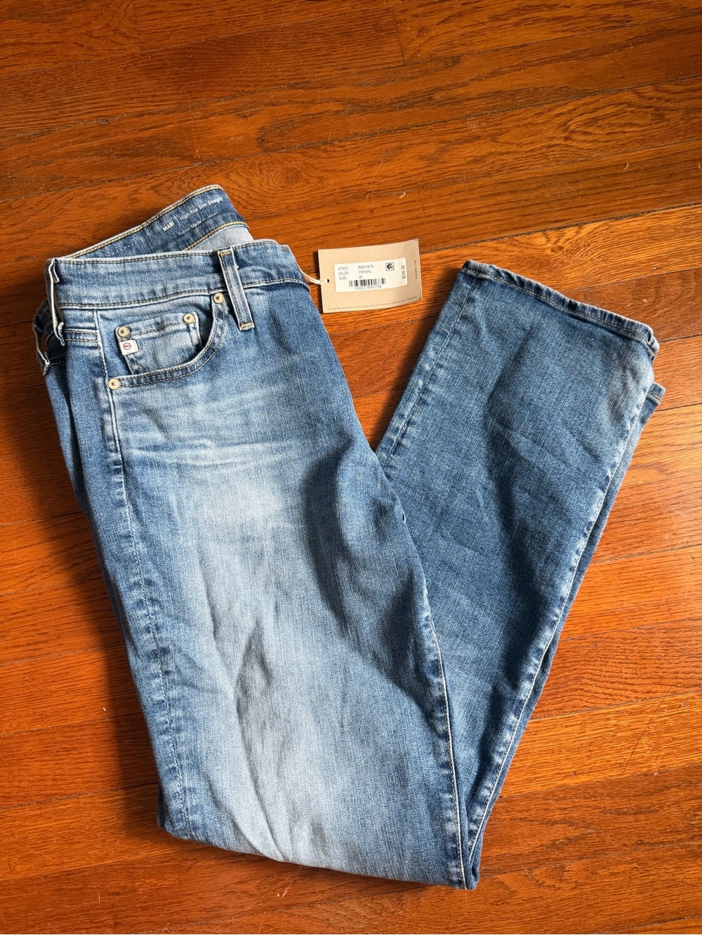 AG-ED Denim Jeans Mari high rise slim straight